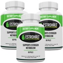Estro-Hall 3 Pack 180 tabletter- DIM Supplement (Dindolylmetan) og Indole-3-Carbinol (I3C) Best Estrogen-Blocker for kvinner og menn | Naturlig Aromatase Inhibitor Vitamin for å hjelpe PCOS, Menopause og PMS
