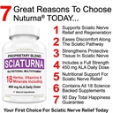Sciatisk Nerve Relief støtte Supplement med 450 mg Alfa Lipoic Acid - 18 i 1 Super Formula for nedre rygg, Hip, Lumbar, Thigh, Ben, Fot - Best naturlige Sciatic Nerve Relief Support - 90 Kapsler