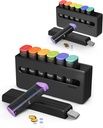 Ukentlig piller Organizer 2 ganger om dagen - Am Pm Pill Box 7 Day, Stor to ganger medisin piller tilfelle for daglig medisinering, vitaminer, fiskeoljer, kosttilskudd bærbar uke piller beholder.