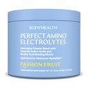 BodyHealth PerfectAmino Electrolytes Powder Ingen Sukker, Hydration Fasting Keto Zero Sukker Elektrolytter Drikke Blande med Spor Mineraler - Passion Frukt - 60 Serveringer