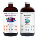 LIQUIDHEALTH Optimum Joint Glucosamine Chondroitin Supplement og komplett Multiple Daily Multivitamin Bundle for menn og kvinner - Immunstøtte, Bone Joint Health, Hele mat - USA laget, Vegan, Ikke-GMO