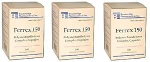 Ferrex 150 Polysaccharide Iron Complex Kapsler Av Breckenridge - 100 Ea av Marble Medical