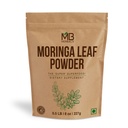 MB Herbals Moringa Leaf Powder 8 oz (227g / 0.5 LB) | 100% ren Moringa Powder | Enkelte blandinger i drikke og smoothies | Ingen preservativer