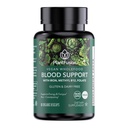 PlantFusion Vegansk jern Supplement for kvinner og menn - Gentle Plant-basert jern med vitamin C, Metyl B12, Folat - Ikke-forstoppende, Helfood jern piller for energi, anemi og blod støtte, 60 kapsler