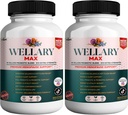 Wellary Max Menopause Support Supplement, 40 milliarder CFU Probiotiske blanding, 90 kapsler (2)