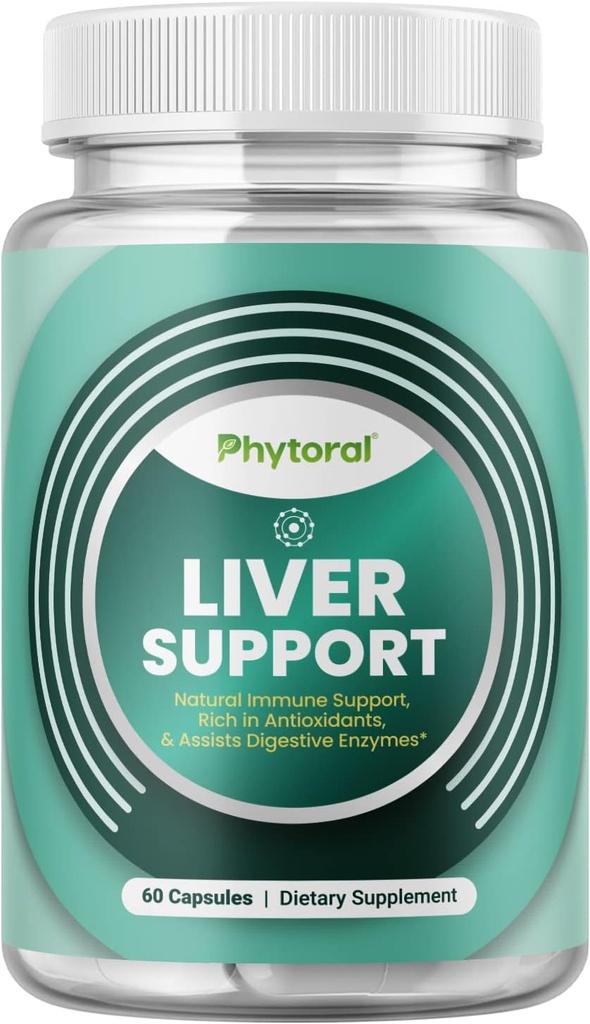 Liver Support Supplement med sinkoksid - Immun støtte Supplement for immunisme med Silymarin Melk Thistle Extract Dandelion Root and Artichoke - Liver Health for Cleanse