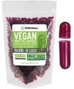 XPRS Nutra Størrelse 3 tomme kapsler - 1000 greve tom vegansk - vegetariske piller - DIY grønnsaker Capsule Fylling - Veggie piller (Purple Carrot)