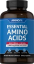 Piping Rock Essential Aminosyrer Supplement | 3000mg | 180 kapsler | Kompleks blanding for menn og kvinner | EAA og BCAA | Ikke-GMO, Glutenfri | av Fitness Labs