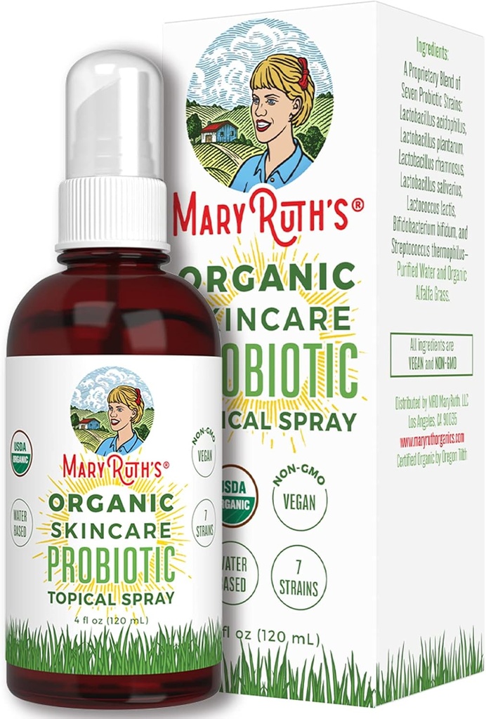 Topisk probiotiske flytende USDA organiske probiotika for Digestive Helse Lactobacillus Acidophilus Probiotic Gut Helse og immun støtte Supplement Vegansk ikke-GMO Glutenfri 4 Fl Oz