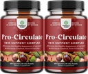 Vei støtte kosttilskudd ben og vener - Full kroppen sirkulasjon Supplement for Spider & Varicose veier og forbedret flyt med hest kastanje ekstrakt & flavonoider - Vegansk ikke-GMO Mini Caps (2 måned)