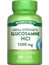 Naturens sannhet glukosamin HCI 1500mg | 60 kapell | Mega styrke | Ikke-GMO & Glutenfri Supplement