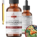 Organic Ashwagandha flytende dråper, Ashwagandha rot tinktur, Ashwagandha ekstrahere urter - 2 Fl Oz