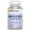 SOLARAY Propolis Plus | Sunn Immune System Support med Propolis, Bee Pollen & Royal Jelly | 90 Vegkaps