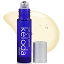 KELODA Deluxe Scar & Keloid fjerning Olje & Massager, 0.33 oz | For behandling av kirurgiske arr og piercing Keloider, Acne, Burner | Med kokosnøtt, Shea, Turmeric, Lavender, Helichrysum oljer og vitamin E