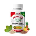 Nopalina Fiber Formula | 120 Kapsler | Flax frø, Psyllium, havre og hvete Bran, Omega 3, 6 & 9 Gut helse og regelmessighet |