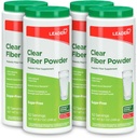 Leder Prebiotisk Fiber Supplement pulver for Digestive Helse, 100% naturlig daglig fiber pulver, sukker-fri, smaksfri, Glutenfri, Ikke-GMO, Unflavored, 62 serveringer (8,7 OZ) (pakke med 4)