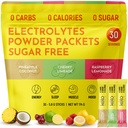 Keto Vitals Tropiske Keto elektrolyter pulver Ingen sukker - elektrolyter med kalium, magnesium, natrium, og kalsium - sukkerfri elektrolyte pulver pakker drikke blanding og hydrasjon pulver, 30 serveringer