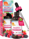 Zahler - Kidophilus flytende dråper Probiotika for barn (4 fl Oz) Certifisert Kosher Kids Probiotic for sunn digestion og immunstøtte - Fruit Punch Flavored Barneprobiotiske dråper Supplement