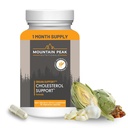 Fjelltopp Ernæringsmidler Kolesterol støtte Supplement - med Artichoke Extract, CoQ10, & rød yeast Rice - Plant-basert formel støtter hjerte helse og sunn lipid nivåer (90 vegetariske kapsler)