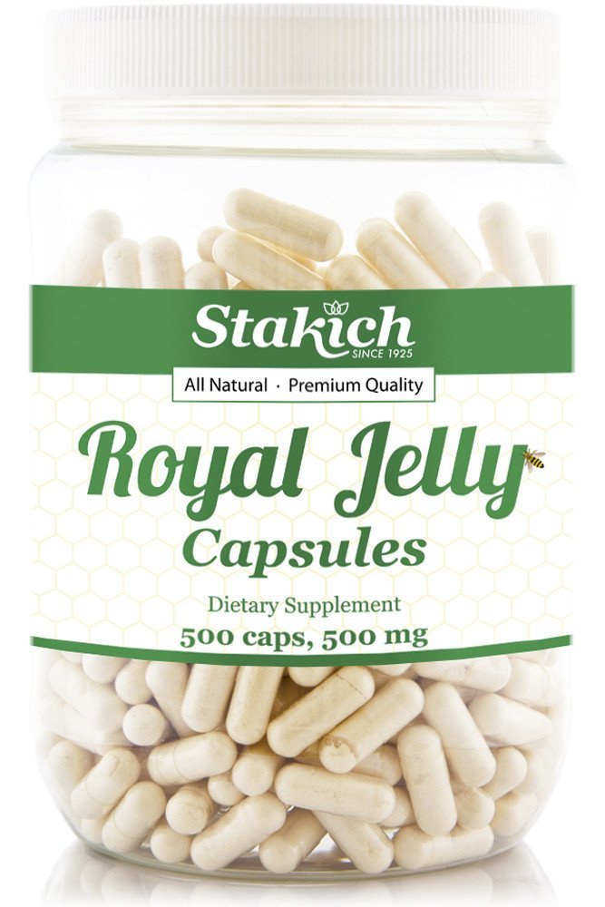Stakich 500 mg kapsler (Royal Jelly Kapsler 500 mg (500 antall)