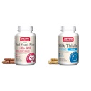 Jarrow Formler Rød Yeast Rice 1200 mg & Co-Q10 100 mg Per Serving-120 Veggie Caps-60 Serveringer og hjerte Helse-Vegan & Melke Thistle 150 mg med 30:1 Standardisert Silymarin ekstrakt