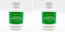 Basics Probiotic 35 milliarder CFU, 8 probiotiske strimler med prebiotiske blanding, støtter sunn digestion, 30 vegetariske kapsler, 1 måneds forsyning 30 greve (pakke av 2) (tidligere Solimo)