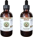 Hvitløk alkoholfri flytende ekstrakt, organisk hvitløk (Allium sativum) tørket pulver glyceritt Hawaii Pharm Naturlig Herbal Supplement 2x2 oz