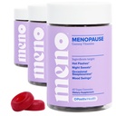 O Positiv MENO Gummier for Menopause, 30 Services (pakke med 3) - Hormon-fri kosttilskudd for kvinner med svart cohosh & Ashwagandha KSM-66 - Hjelper Alleviate Hot Flashes, Natt Sweats, & Mood Swings