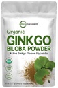 Mikroingredienser Rå organisk Ginkgo Biloba pulver, 8 Ounce (18 måneders forsyning), Filler gratis, støtter hjernefunksjon og mental varsling, Ingen GMO og Veganvennlig