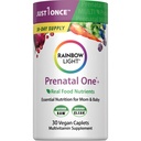 Rainbow Light Høy potens Prenatal En Multivitamin, Prenatal Helse Multivitamin støtter mammas helse og babys utvikling, med vitamin C, Vegan, 30 greve