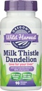 Oregon Wild Harvest Melk Thistle Dandelion - ekstrakt Standardisert til 80% Silymarins (90 kapsler)