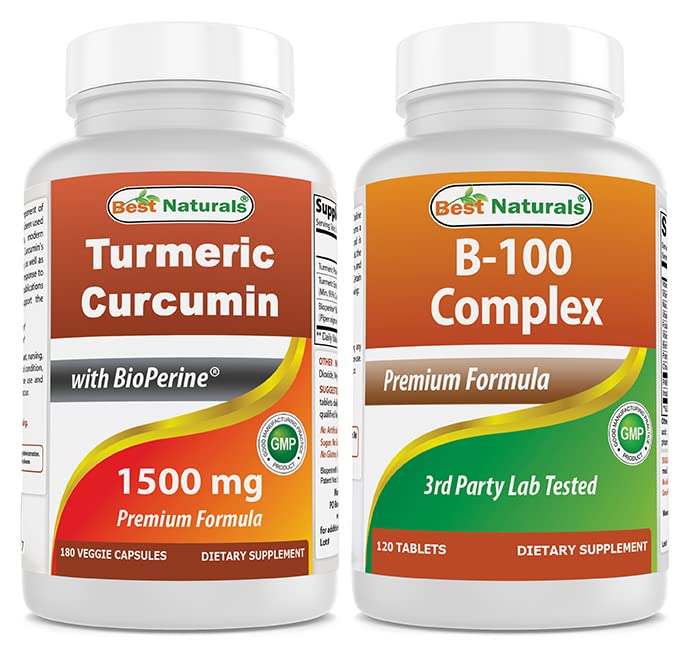 Turmeric Curcumin 1500mg & B-100 kompleks