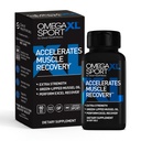 OmegaXL Sport Extra styrke Muskelgjenoppretting Supplement og respirasjonsstøtte - Forbedrer DOMS og ROM, klinisk støttet Grønn-lippede Musselolje (60 Softgels)