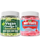 Vegansk Omega 3 Gummies + Butyrat Gummies sukkerfri