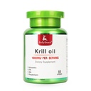 JuliDeer Antarctic Krill Oil 1000 mg med Omega-3s EPA, DHA, Astaxanthin og Fosfolipider 60 Softgels Supplement No Fishy Aftertaste for felles, hjerte, hjerne og immunitet