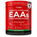 Oh!mino essensielle Aminosyrer Supplement. Tropisk splash, kafeinert pulver. Alle 9 EAA, BCAA og den perfekte Amino for trening, Amino energi, og å bygge muskler, og gjenopprette raskere.