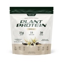 Snap Kosttilskudd Organic Plant Basert Vegansk Protein pulver Nitric Oxid Boosting Protein Powder, Vanilla Bean, BCAA Aminosyre for muskelvekst, ytelse og gjenoppretting - 30 Serveringer (Vanilla)