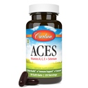Carlson - ACES, vitaminer A, C, E + Selenium, Cellular Health & Immune Support, Antioksidant, 50 Softgels
