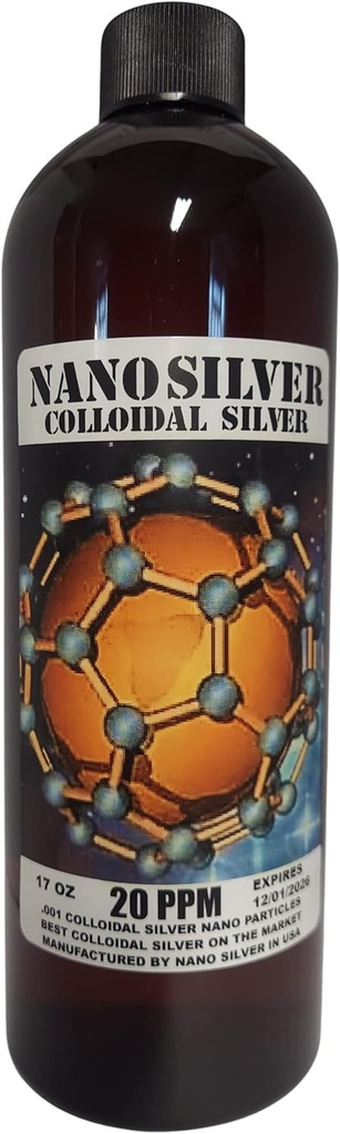 Nano sølv kolloidal sølv 51 ovner tre flasker | Colloidal sølv | Mineral Supplement