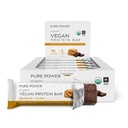 Dr. Mercola Pure Power Peanut Butter Protein Barer, 12 Services, ikke GMO, Soya Gratis, Glutenfri, Vegan Protein Bars