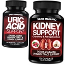 Njurestøtte Cleanse Detox & Reparasjon - Sammen med - Uric Acid Support - Gallblader, Urinal Tract & Njure støtte for menn og kvinner