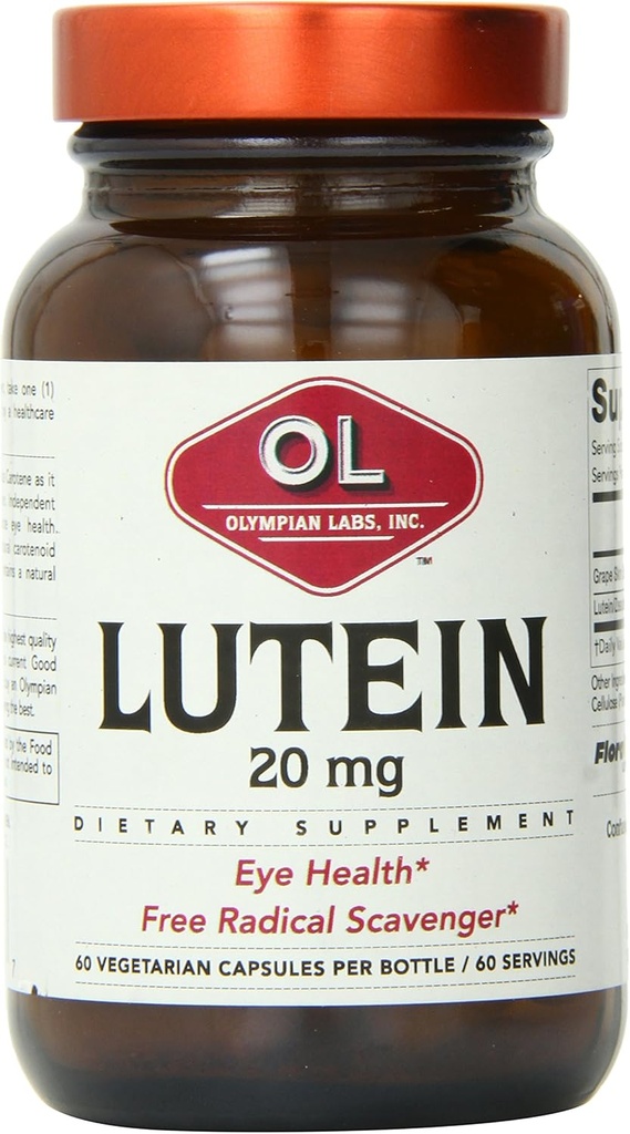 Olympian Lab Lutein naturlig karotenoid kapsler, 60 greve