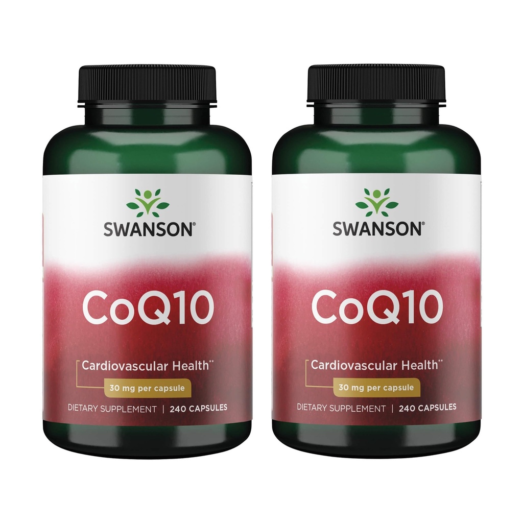 Swanson Coq10 30 mg 240 Caps (2 Pakke)