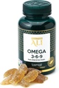 Doctor ALI - Vegansk Omega 3-6-9 Gummies | Fisk-fri, ikke-GMO, organiske ingredienser | Hjerne, hjerte og visjon Støtte for voksne og barn | Gelatin-fri | Glutenfri | 70 greve