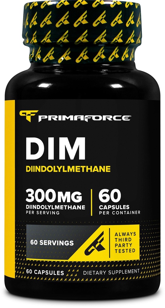 Primaforce DIM Supplement (Diindolylmetan) 300 mg, 60 kapsler
