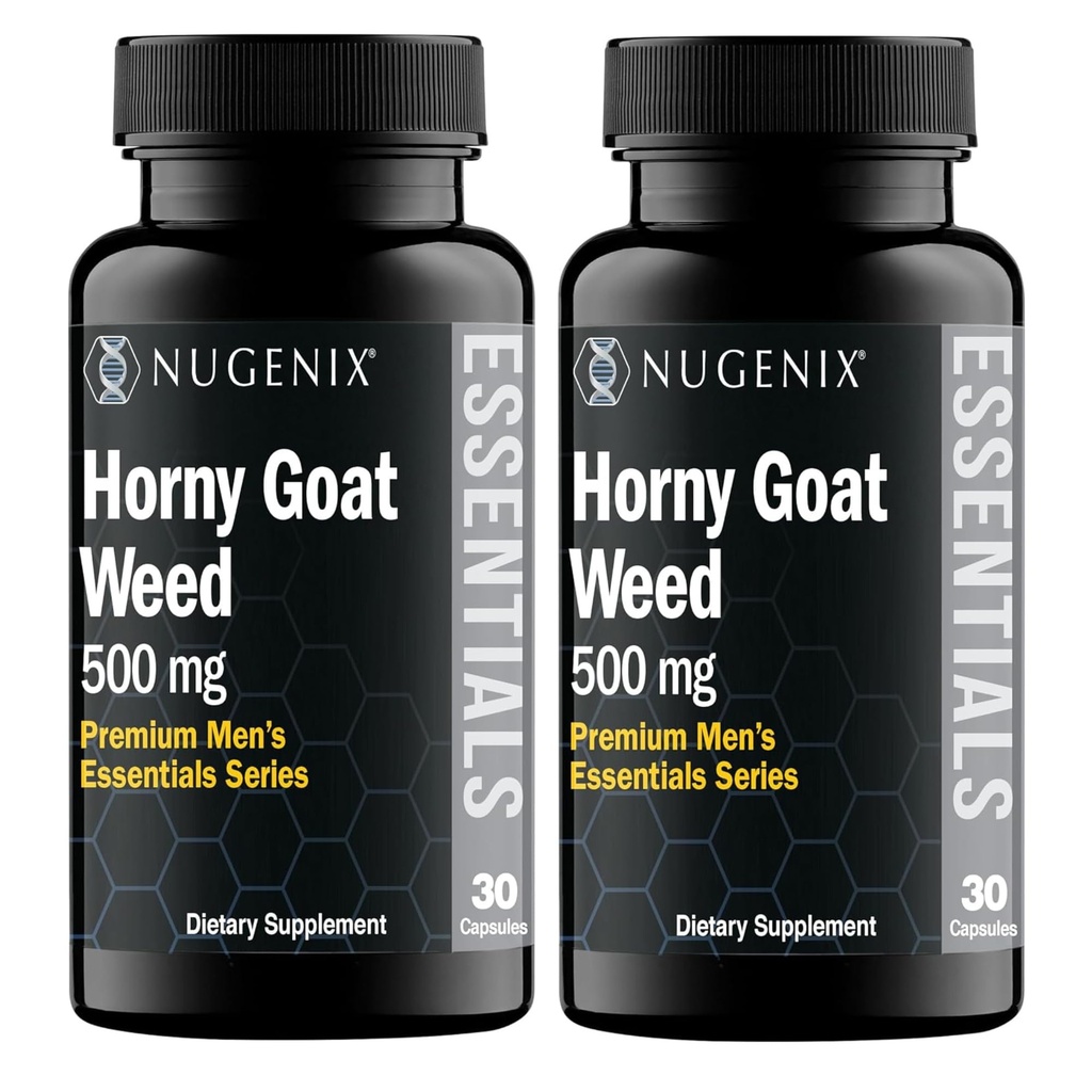 Nugenix Essentials Horny Goat Weed ekstrakt - Epimedium ekstrakt - 60 kapsler