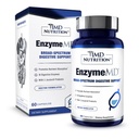 1MD Nutrition EnzymeMD - Digestive Enzymes Supplement - Doctor Formulert ® 18 Plantebaserte Enzymer - Gas & Bloating Support ® 60 Kapsler