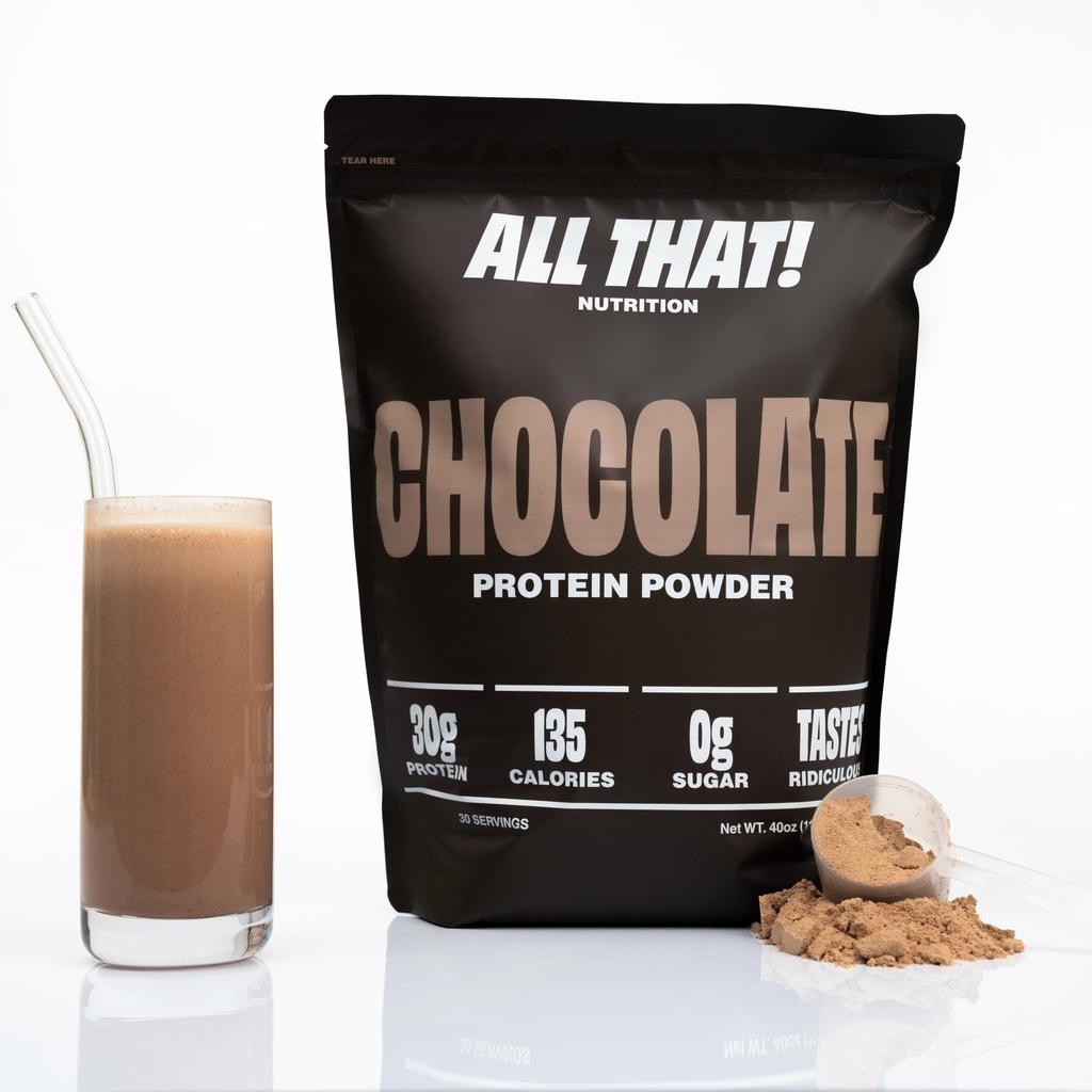 Sjokoladeproteinpulver, 30G Whey Protein, lav kalori & raskabsorbering, 0 sukker, soya-fri og glutenfri proteinpulver, 30 serveringer