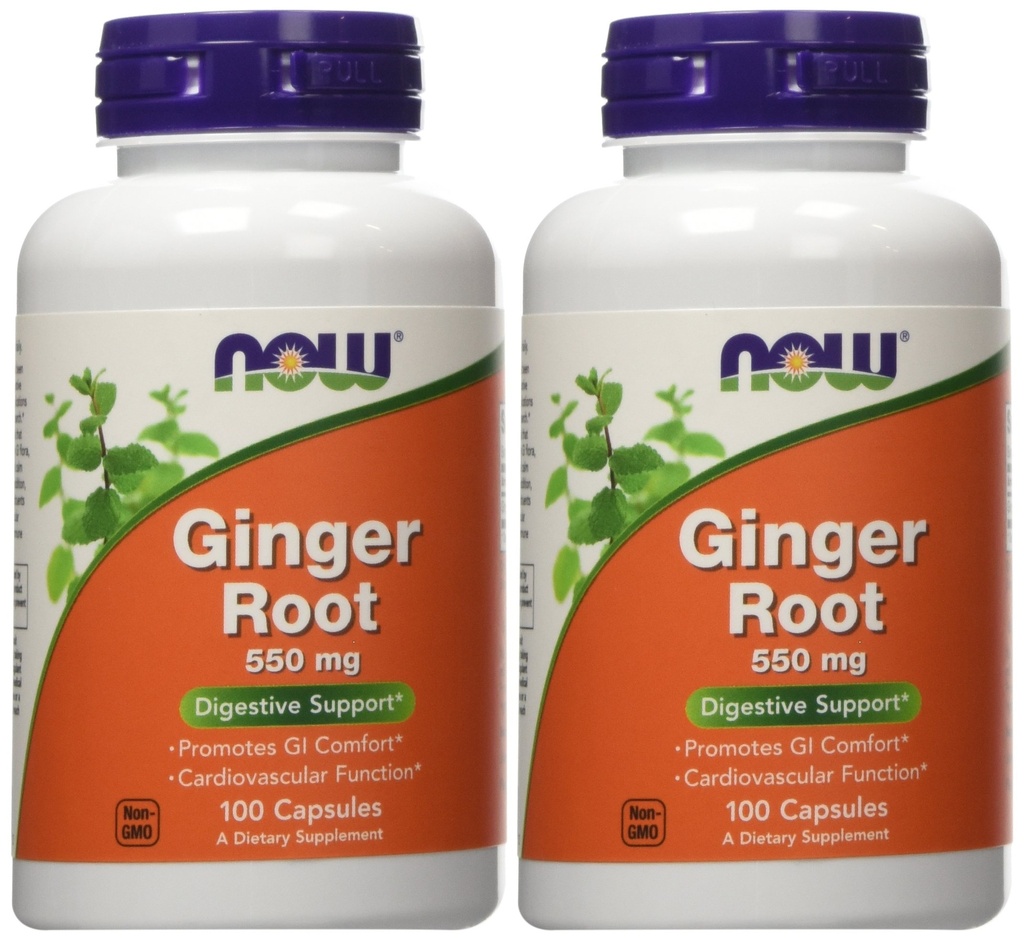 Ginger Root 550mg 100 kapsler (pakke med 2)