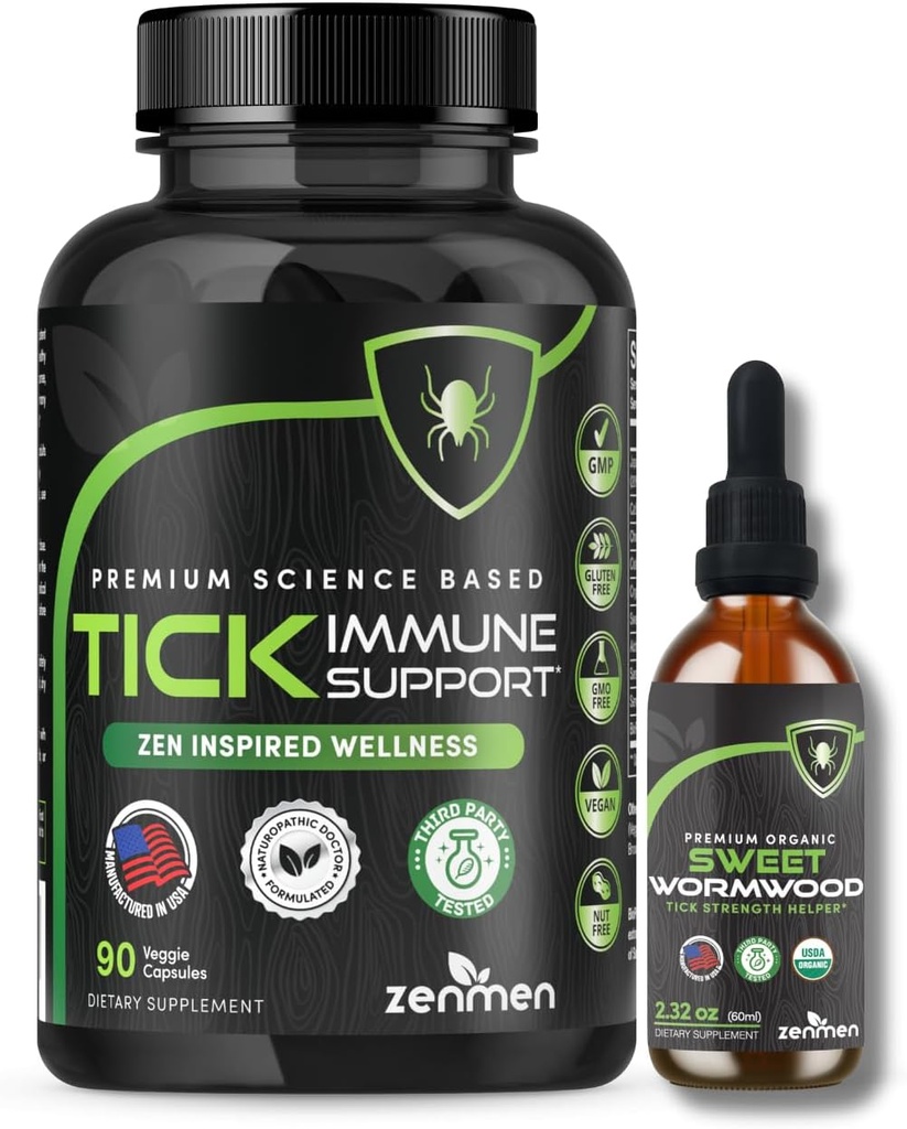 Zenmen Immune Support Bundle: Tick Immune Support og Sweet Wormwood Tinkture